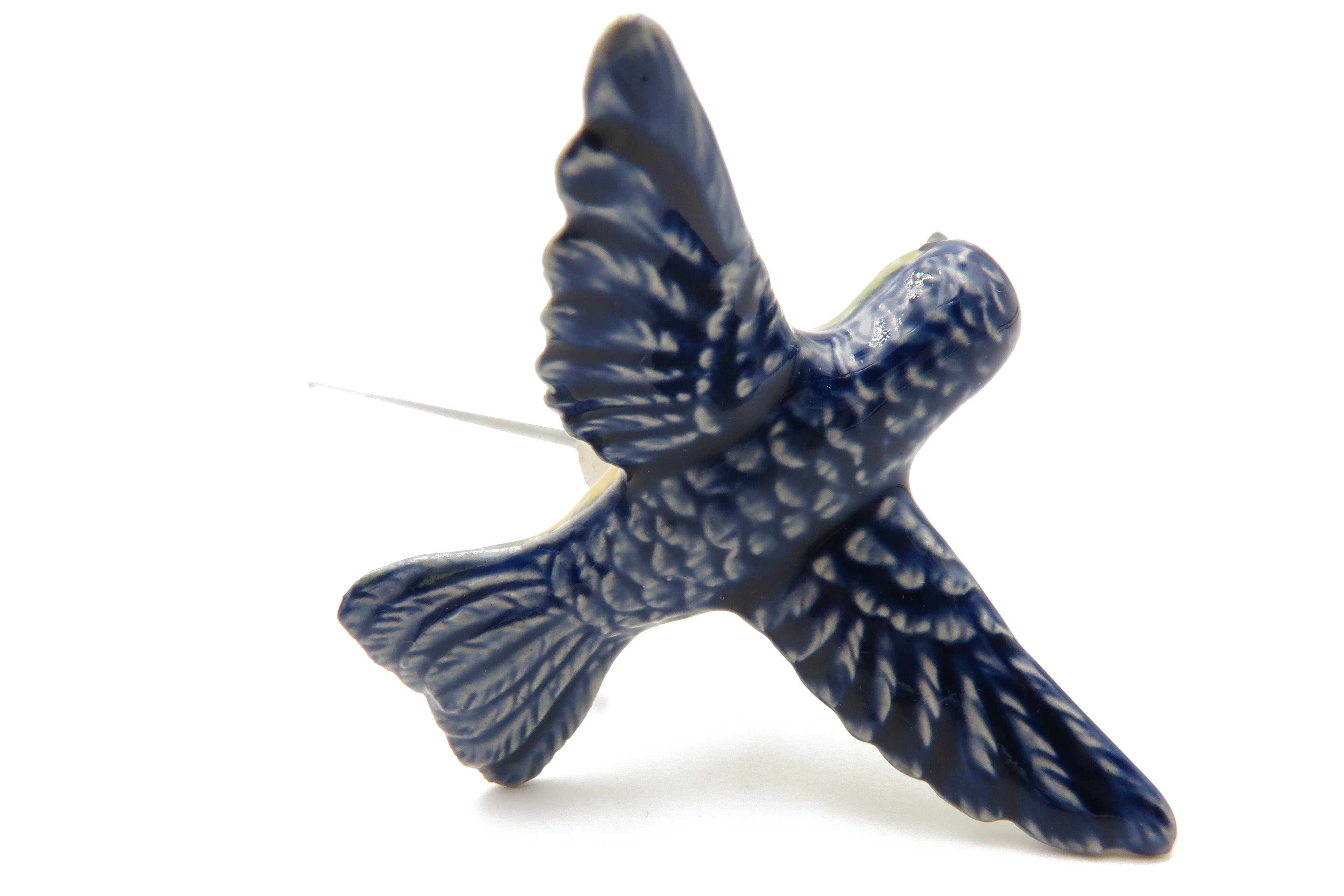 Kolibri zum Stecken Blau Orange Grün/ 8 cm