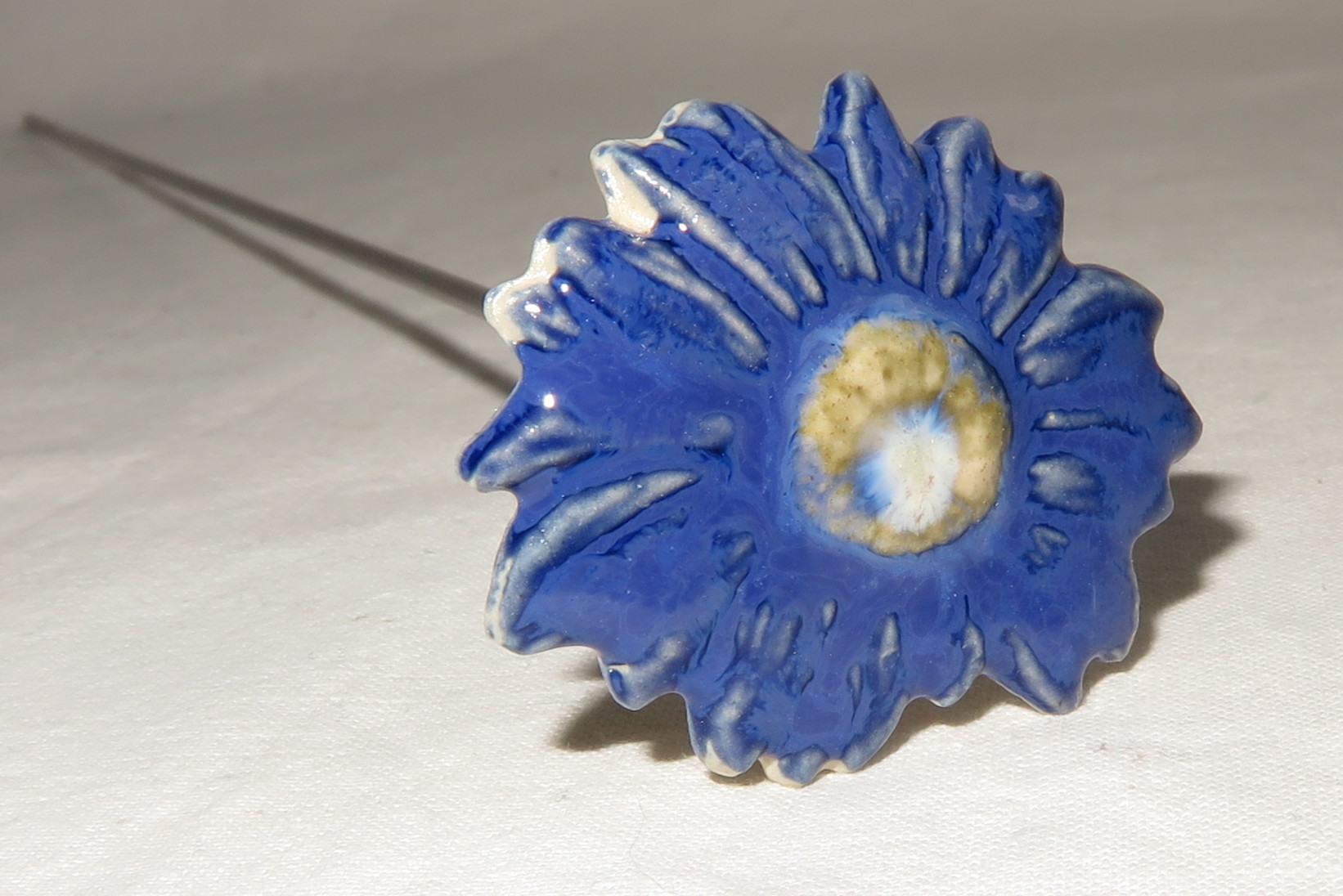 Steckblümchen Kornblume Blau/ 3,5cm