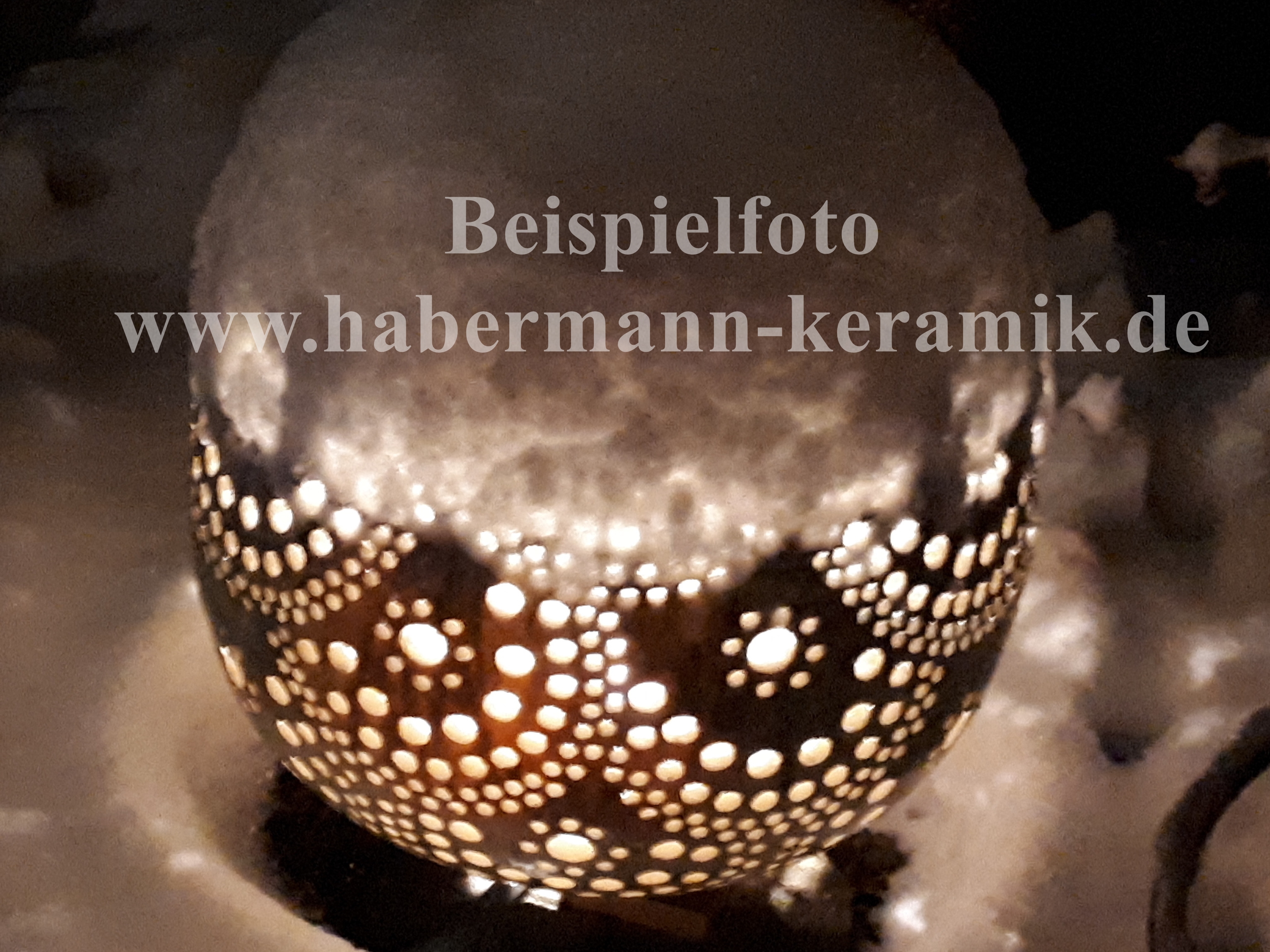  Premium Keramik-Kugel zum Beleuchten / M 23cm 