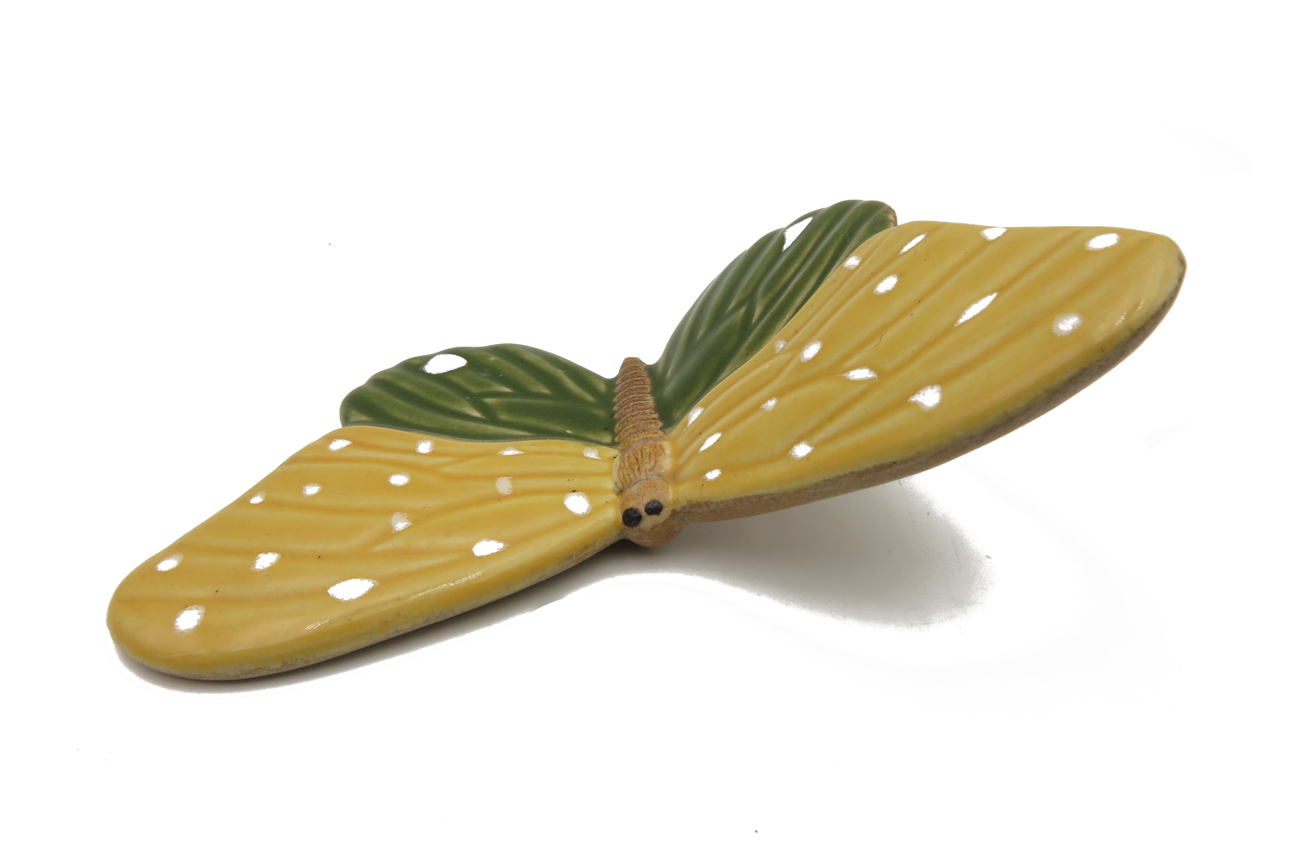 Schmetterling Grün Gelb/ M 11cm