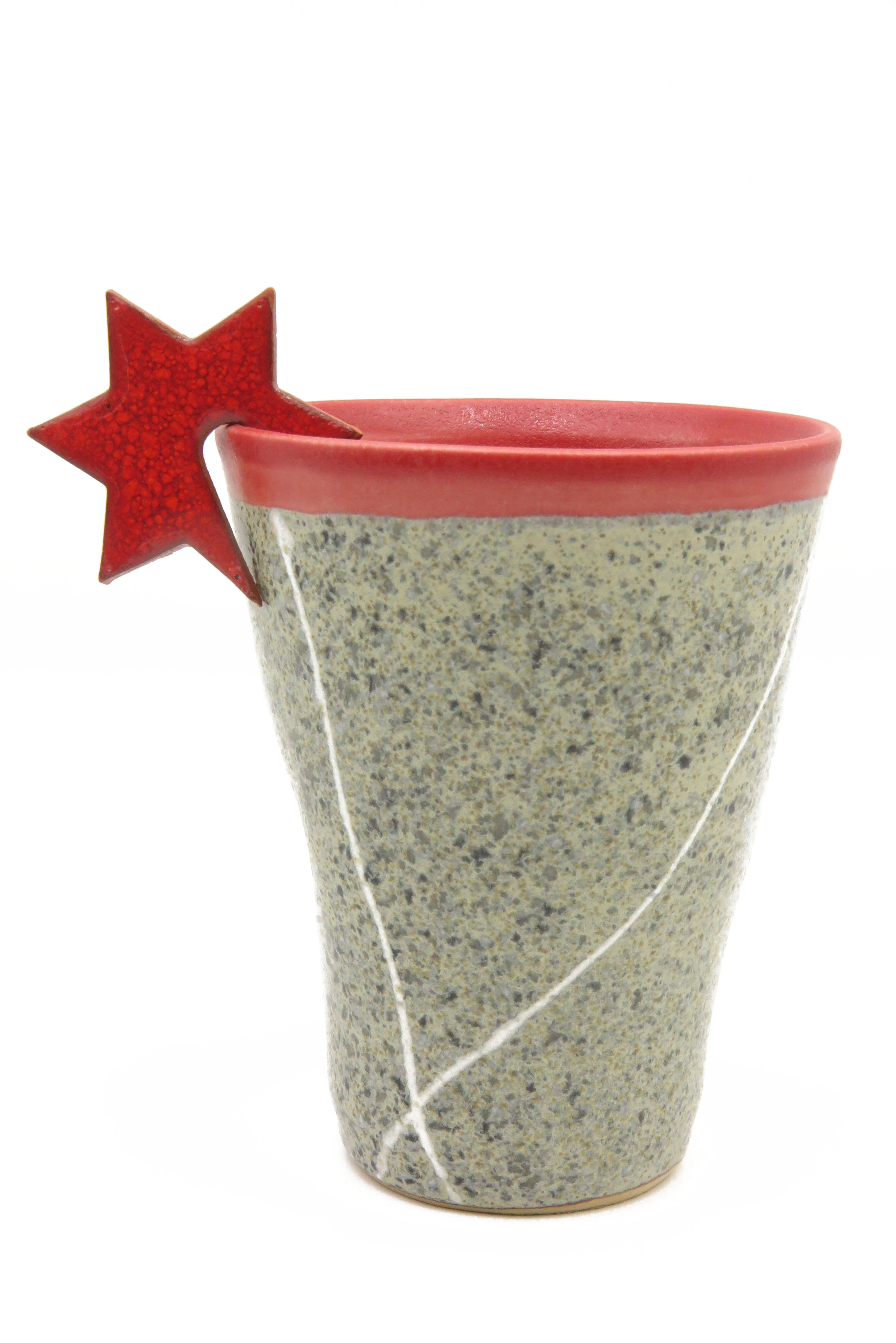 Stern Keramik  Tasse Tischschmuck/ M 4,5cm