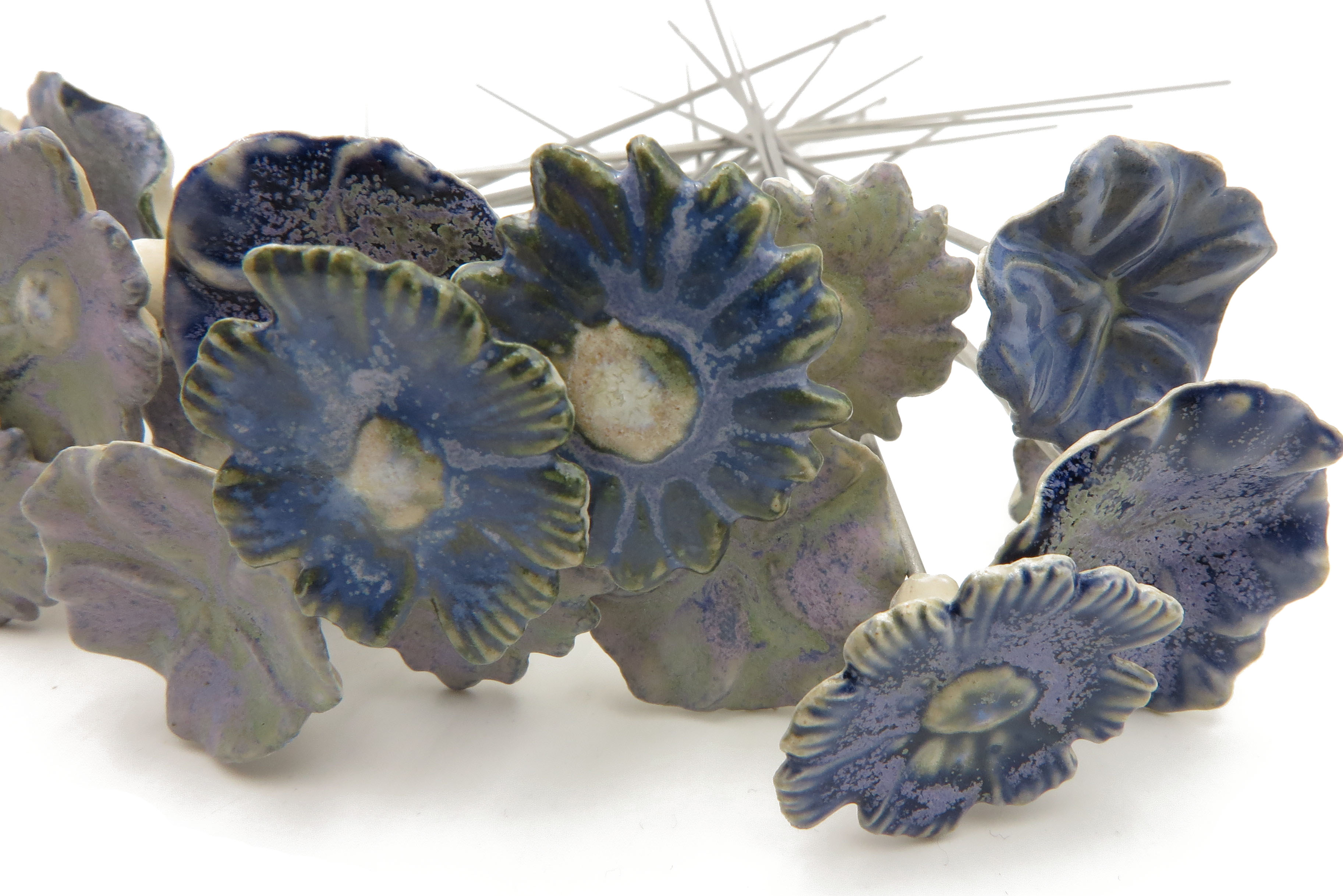 Steckblümchen Lila-Blau gemischt/ 3cm
